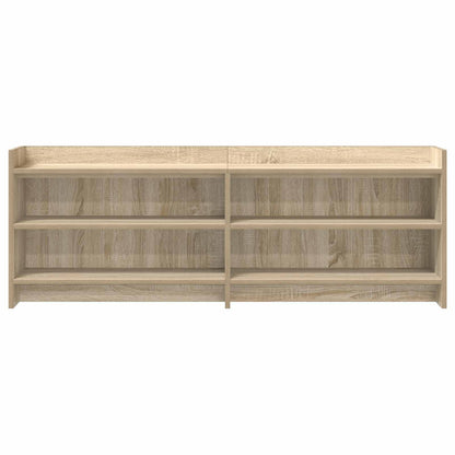 TV-kast 135 x 33 x 47 cm Sonoma Eiken Bewerkt hout