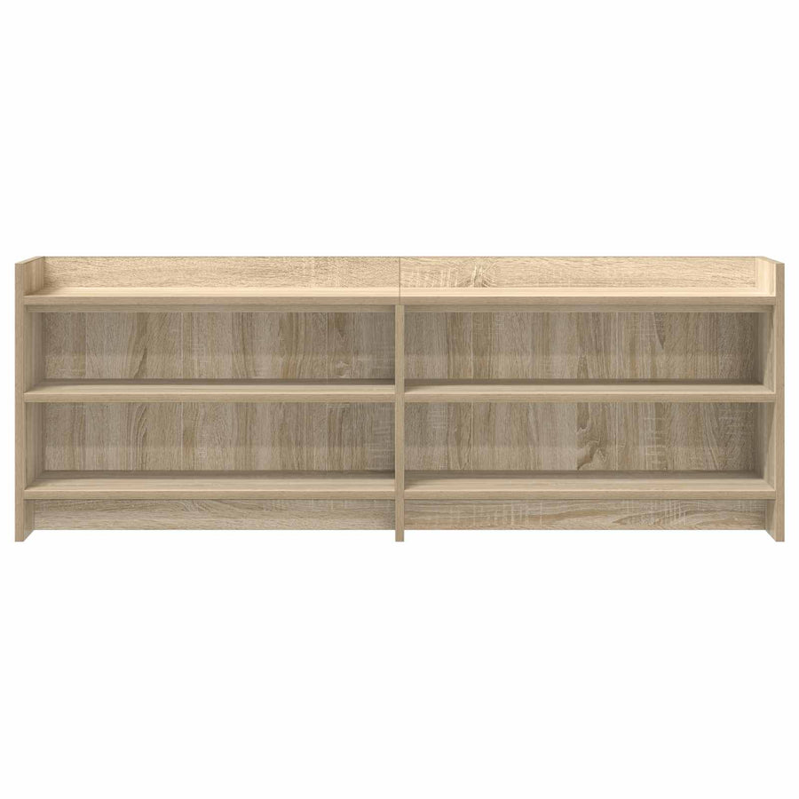 TV-kast 135 x 33 x 47 cm Sonoma Eiken Bewerkt hout