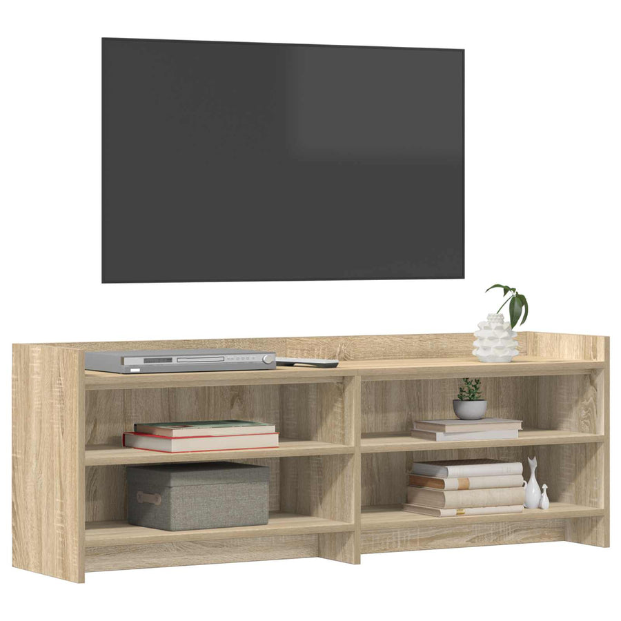 TV-kast 135 x 33 x 47 cm Sonoma Eiken Bewerkt hout