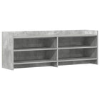 TV-kast 135x33x47 cm betongrijs bewerkt hout