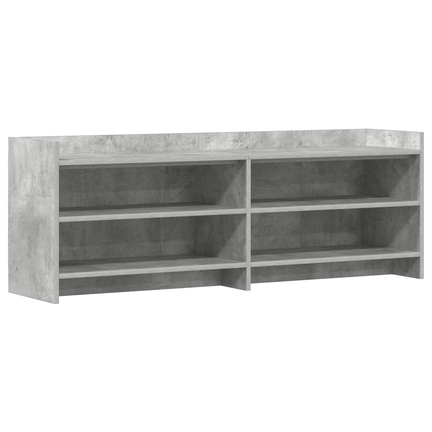 TV-kast 135 x 33 x 47 cm Betongrijs Bewerkt hout