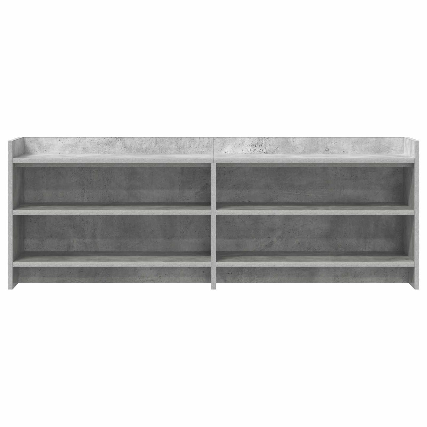TV-kast 135 x 33 x 47 cm Betongrijs Bewerkt hout