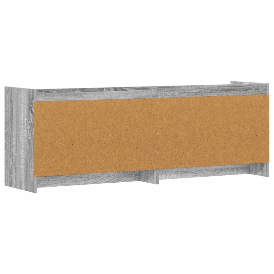 TV-kast 135 x 33 x 47 cm Grijs Sonoma Bewerkt hout