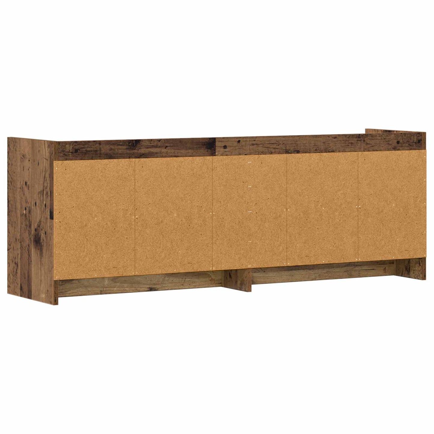 TV-kast 135 x 33 x 47 cm Oud hout Bewerkt hout