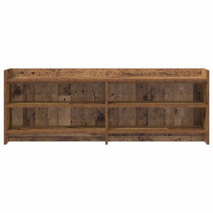 TV-kast 135 x 33 x 47 cm Oud hout Bewerkt hout