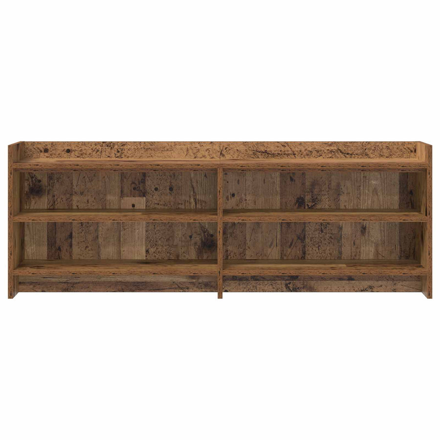 TV-kast 135 x 33 x 47 cm Oud hout Bewerkt hout