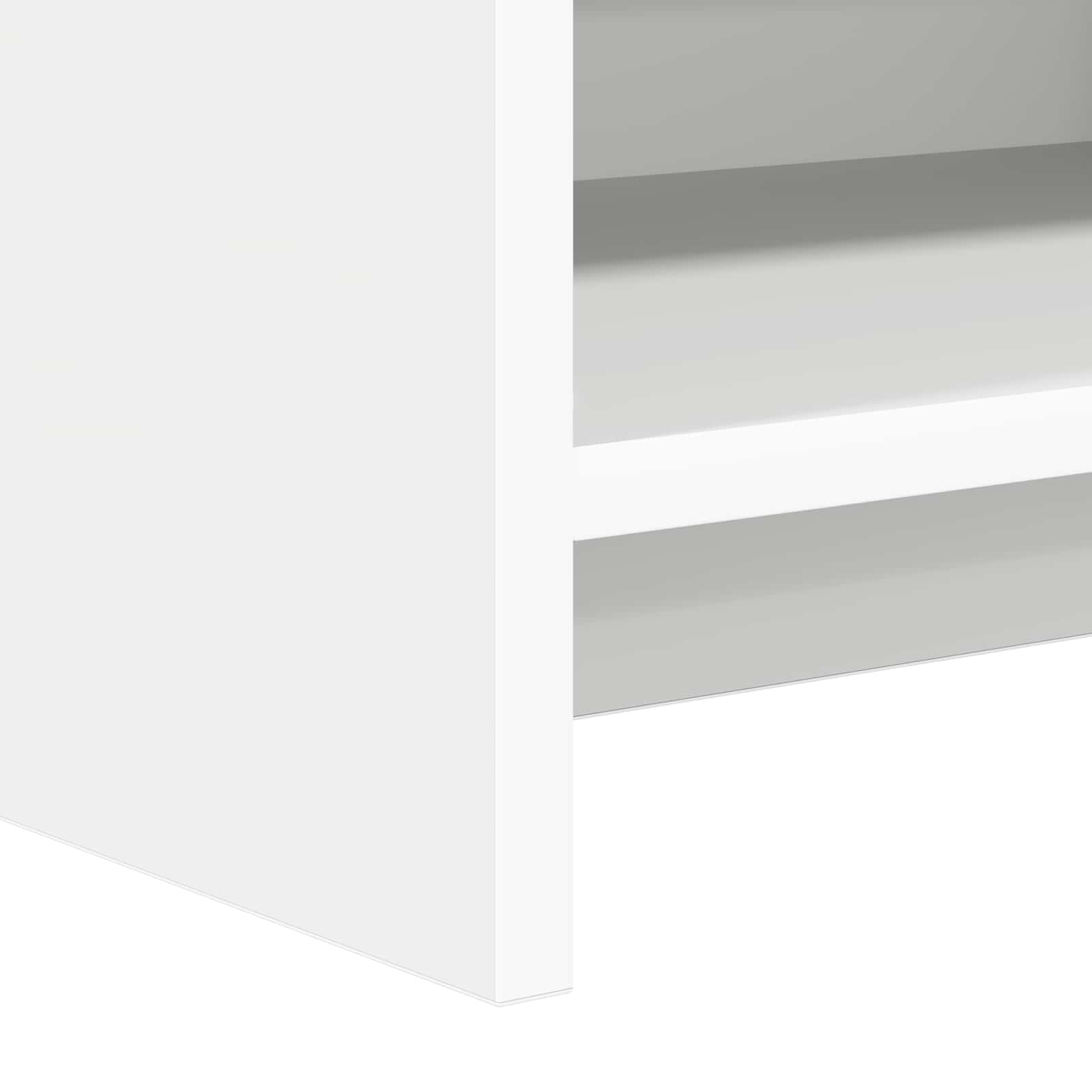 TV-kast 168 x 33 x 47 cm Wit Bewerkt hout