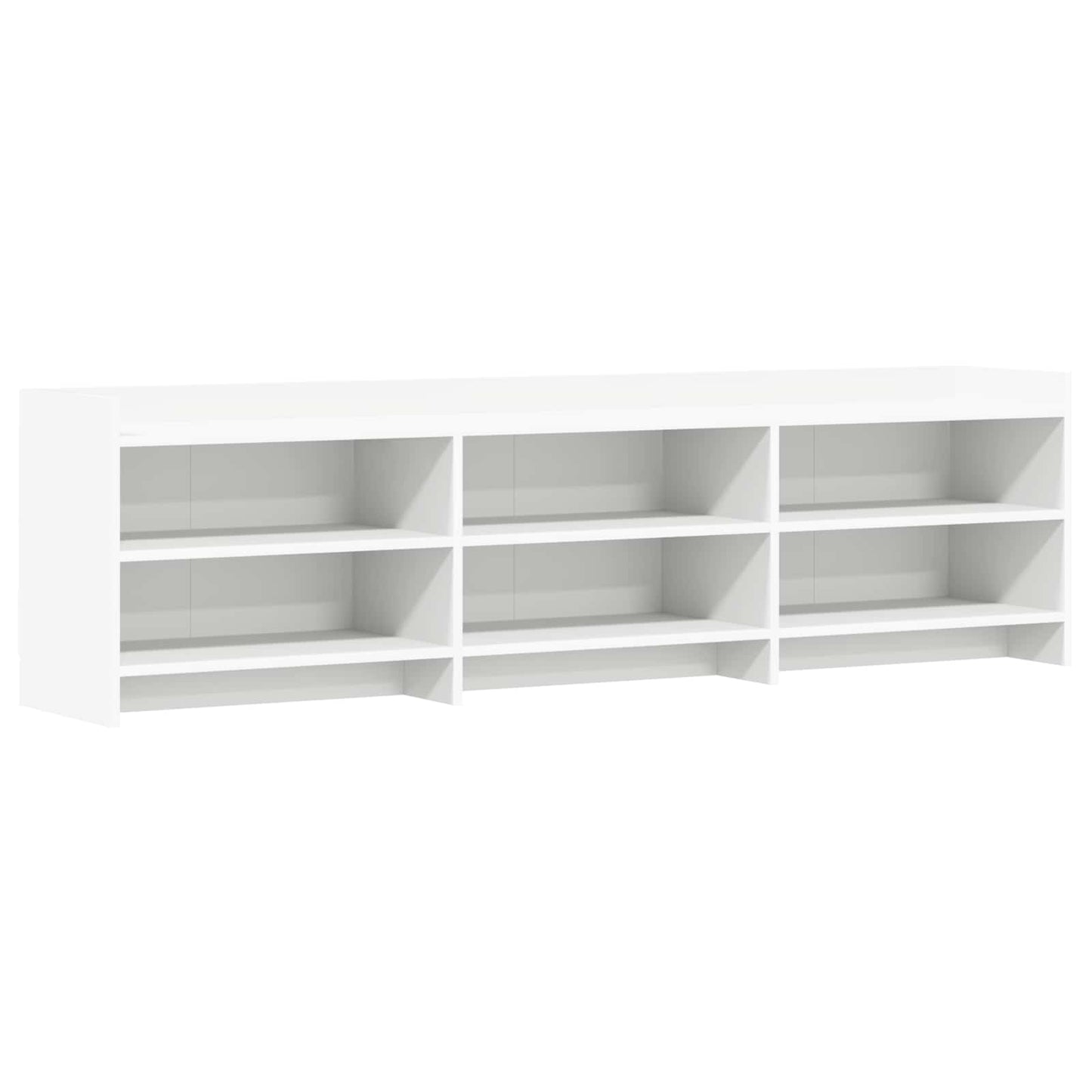 TV-kast 168 x 33 x 47 cm Wit Bewerkt hout