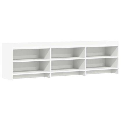 TV-kast 168 x 33 x 47 cm Wit Bewerkt hout