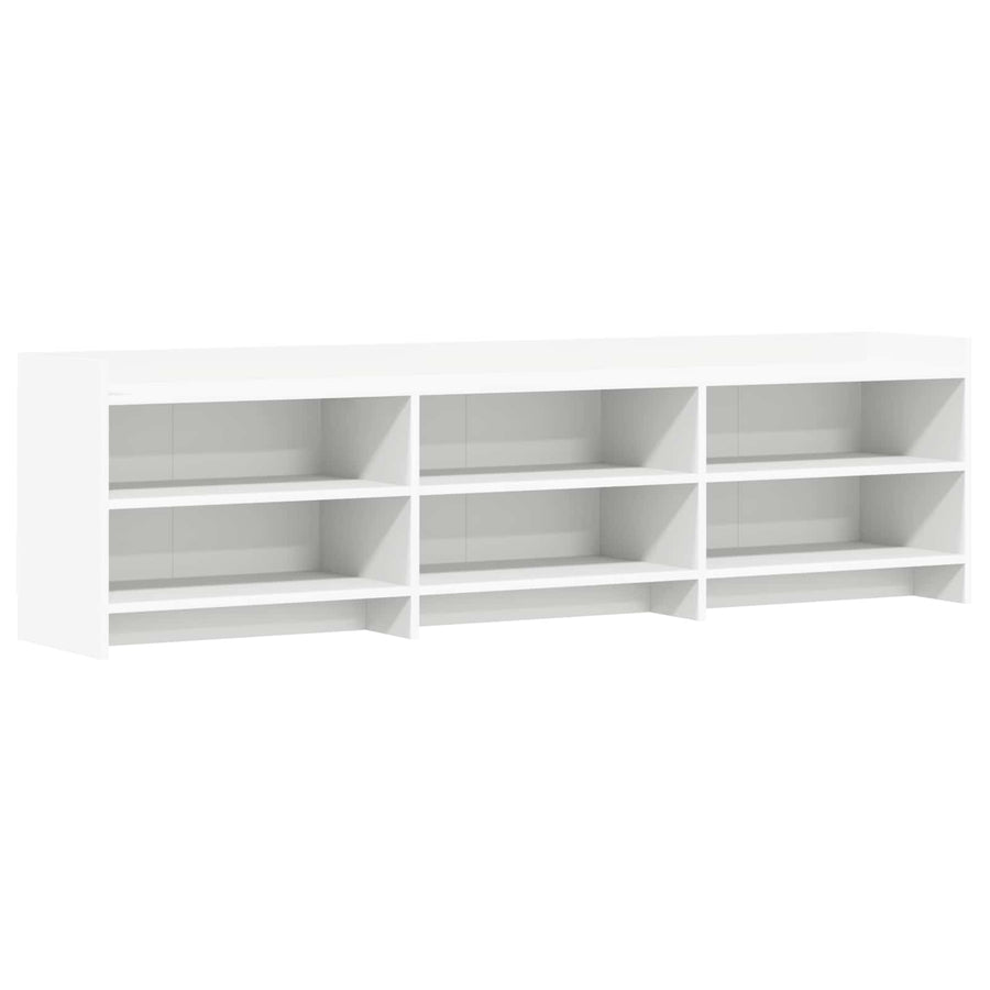 TV-kast 168 x 33 x 47 cm Wit Bewerkt hout