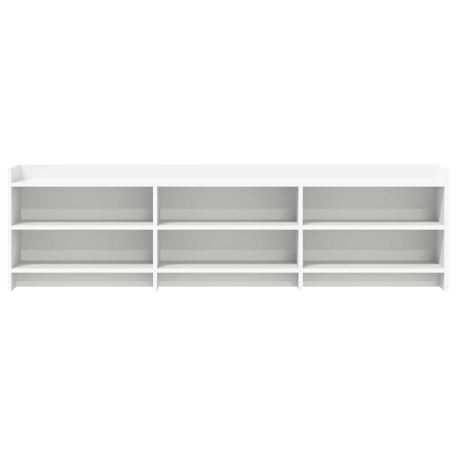 TV-kast 168 x 33 x 47 cm Wit Bewerkt hout