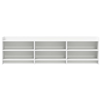 TV-kast 168 x 33 x 47 cm Wit Bewerkt hout