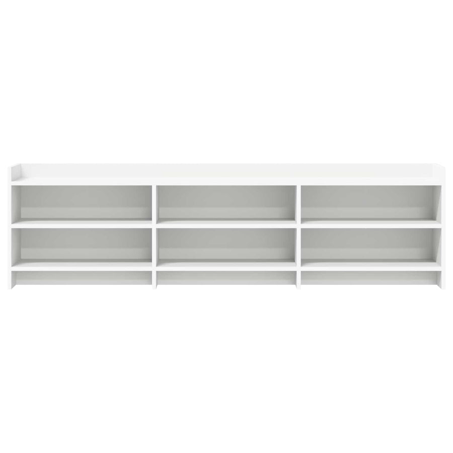 TV-kast 168 x 33 x 47 cm Wit Bewerkt hout