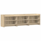 TV-kast 168x33x47 cm bewerkt hout Sonoma eiken