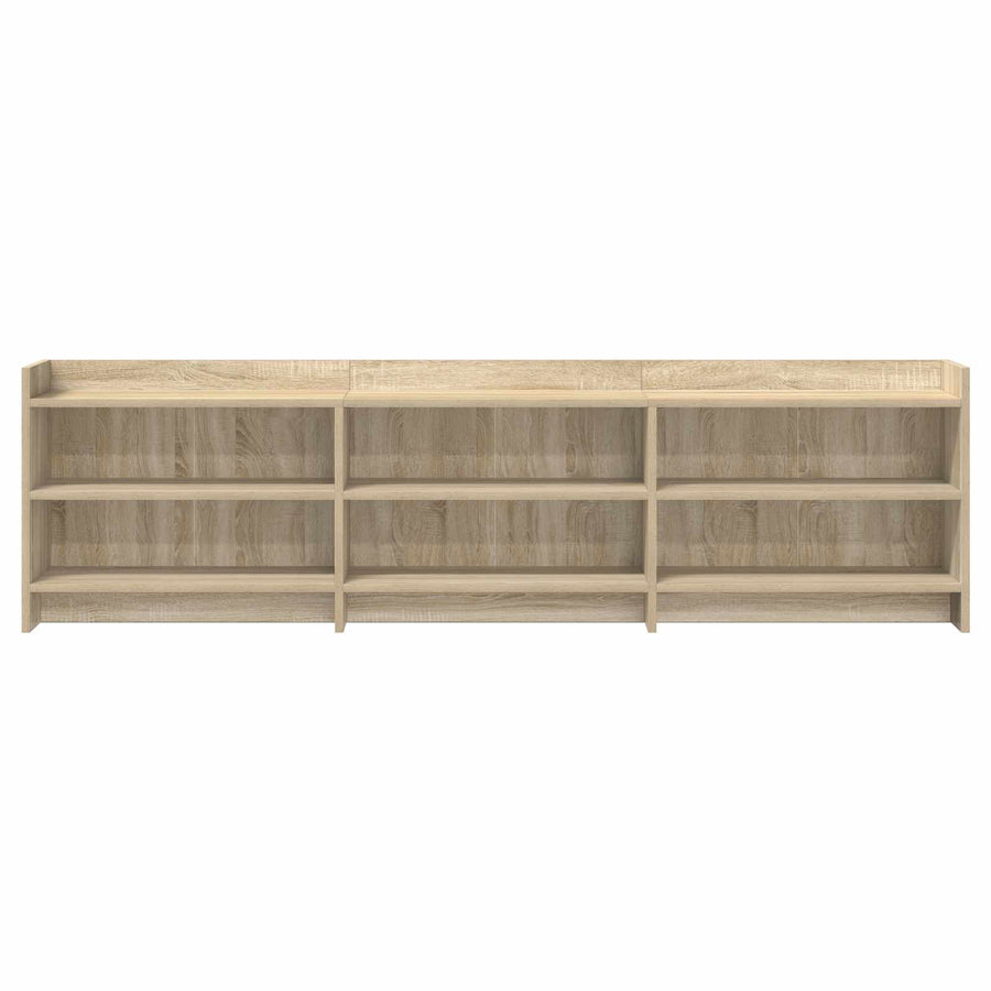 TV-kast 168 x 33 x 47 cm Sonoma Eiken Bewerkt hout