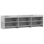 TV-kast 168x33x47 cm betongrijs bewerkt hout
