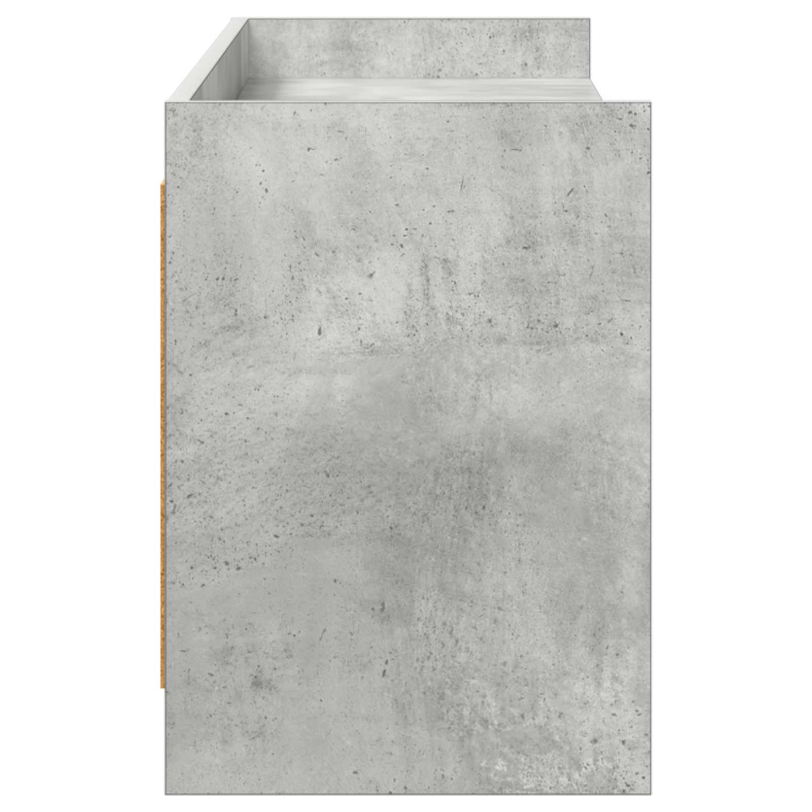 TV-kast 168 x 33 x 47 cm Betongrijs Bewerkt hout