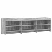 TV-kast 168x33x47 cm grijs bewerkt hout