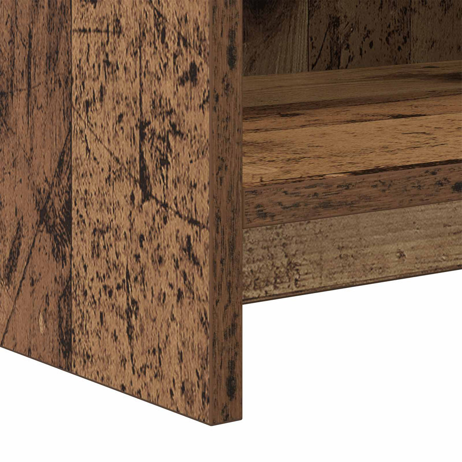 TV-kast 168 x 33 x 47 cm Oud hout Bewerkt hout