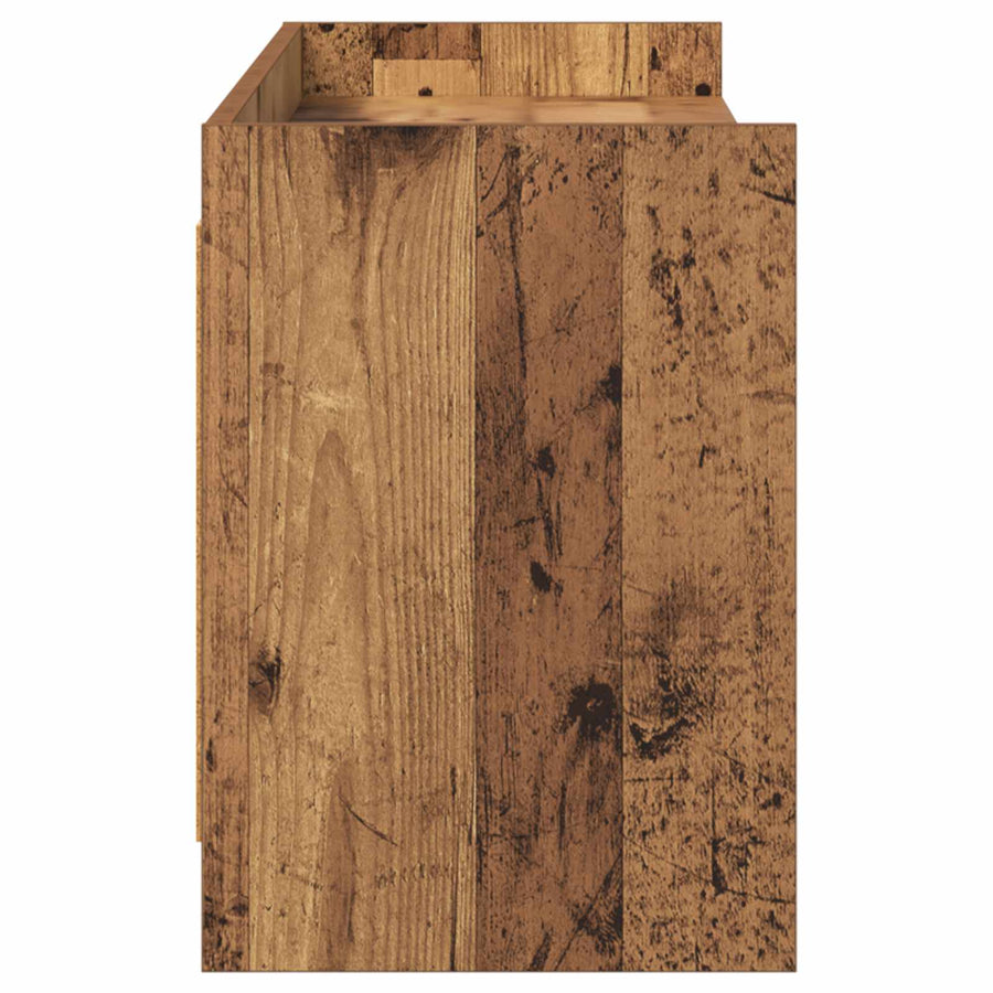 TV-kast 168 x 33 x 47 cm Oud hout Bewerkt hout