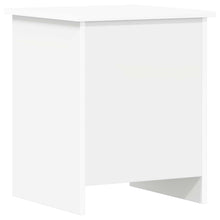 Opbergkist met opslag Wit 40 x 40 x 50 cm Bewerkt hout