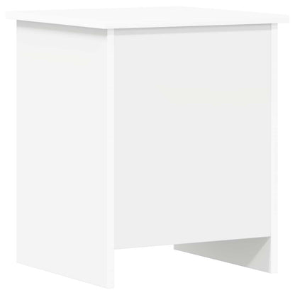 Opbergkist met opslag Wit 40 x 40 x 50 cm Bewerkt hout