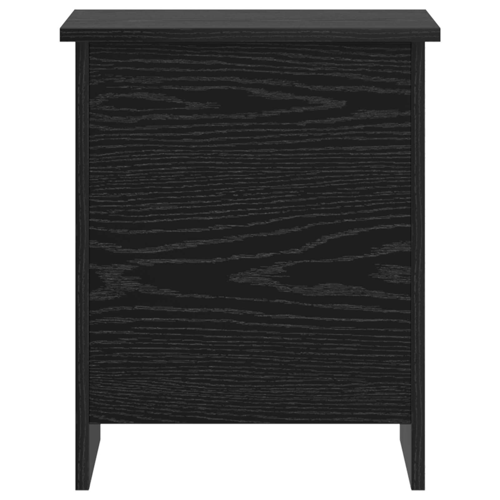 Opbergkist met opslag Zwart eiken 40 x 40 x 50 cm Bewerkt hout