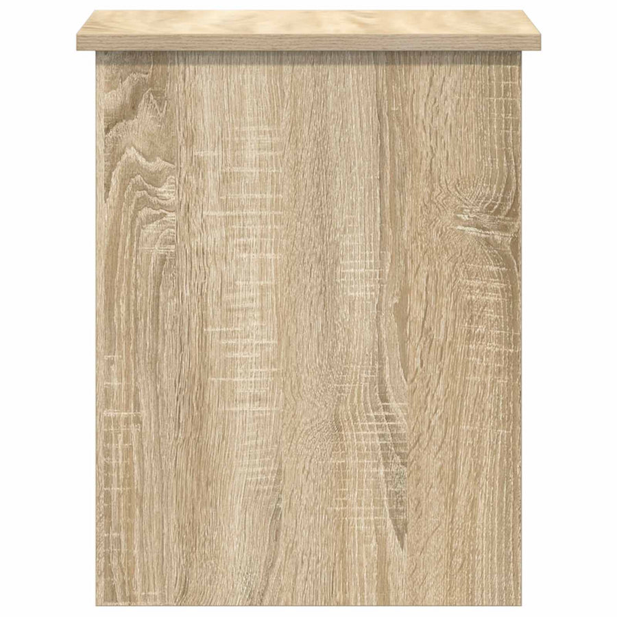 Opbergkist met opslag Sonoma Eiken 40 x 40 x 50 cm Bewerkt hout