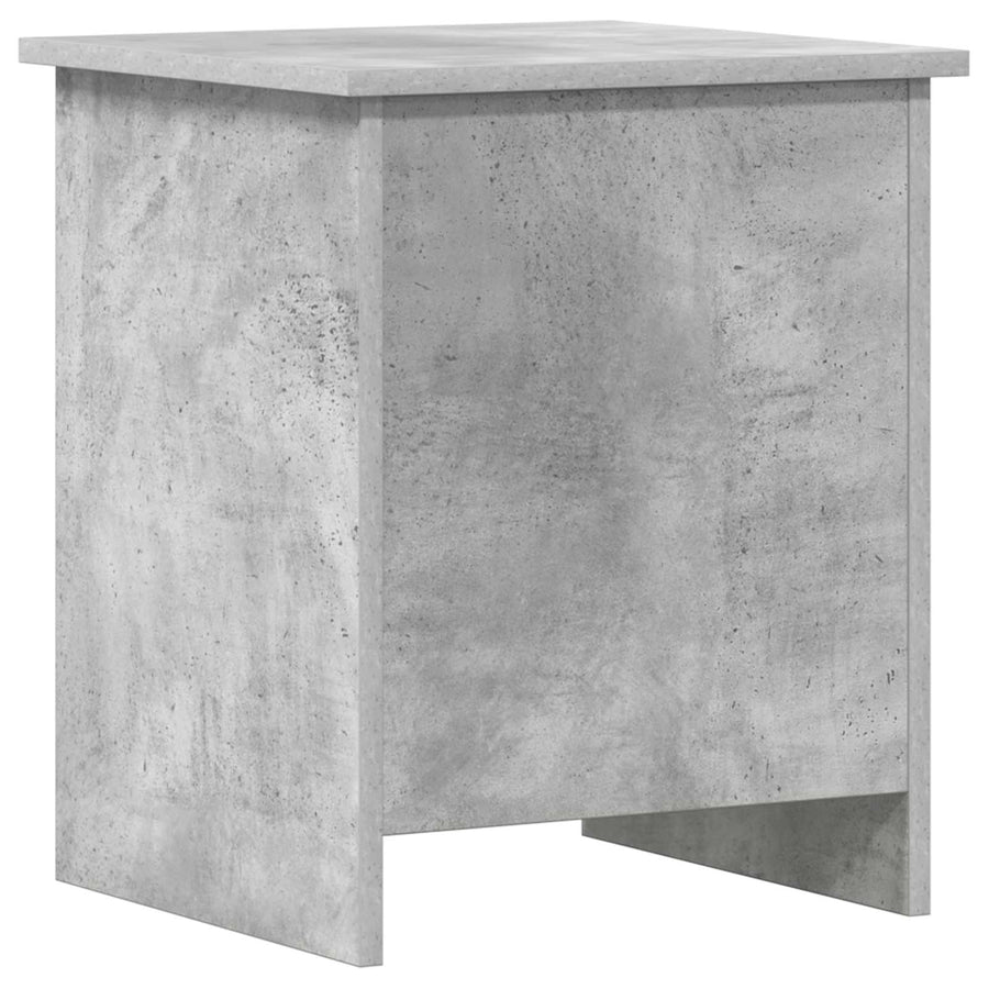 Opbergkist met opslag Betongrijs 40 x 40 x 50 cm Bewerkt hout