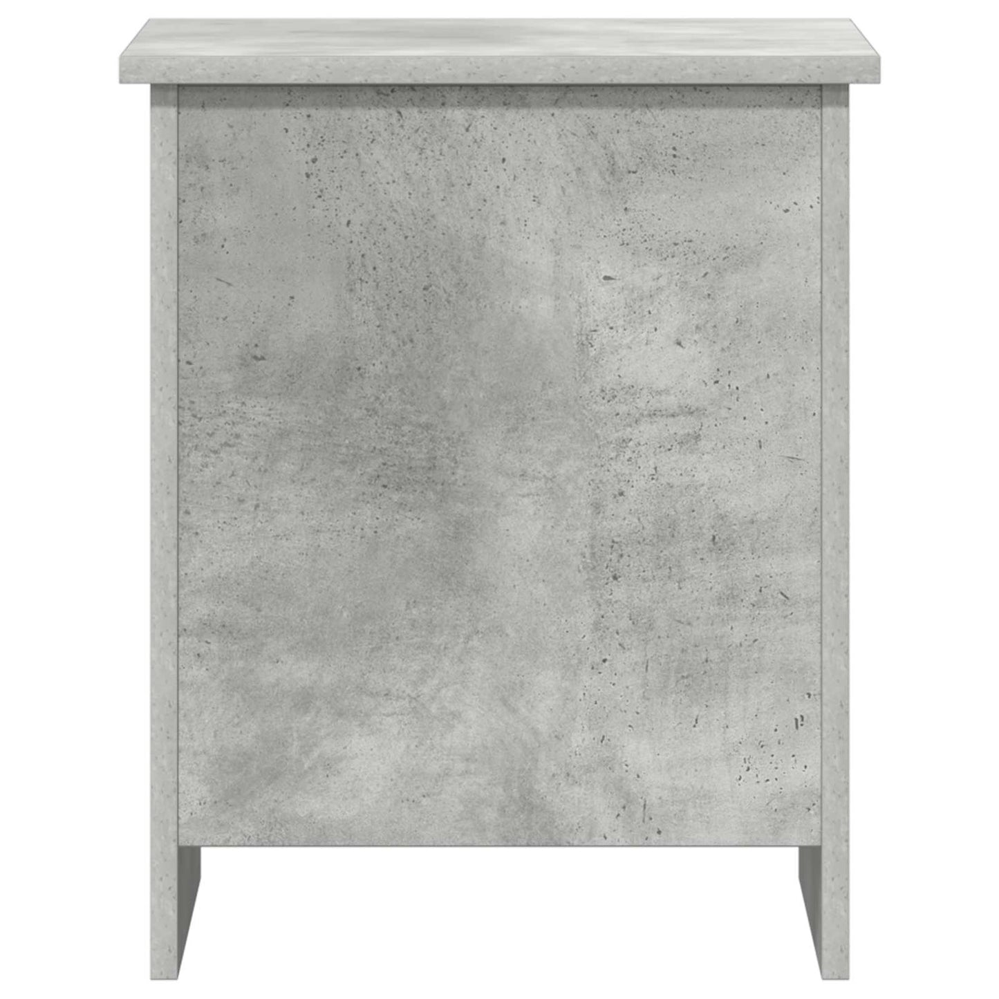 Opbergkist met opslag Betongrijs 40 x 40 x 50 cm Bewerkt hout