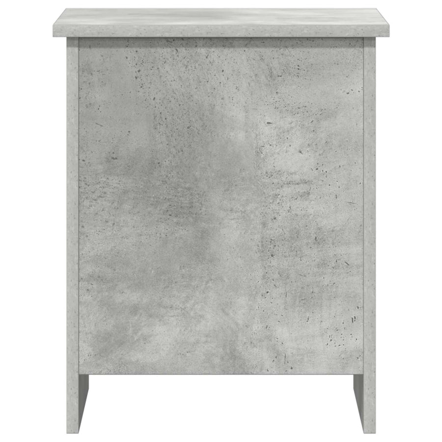Opbergkist met opslag Betongrijs 40 x 40 x 50 cm Bewerkt hout