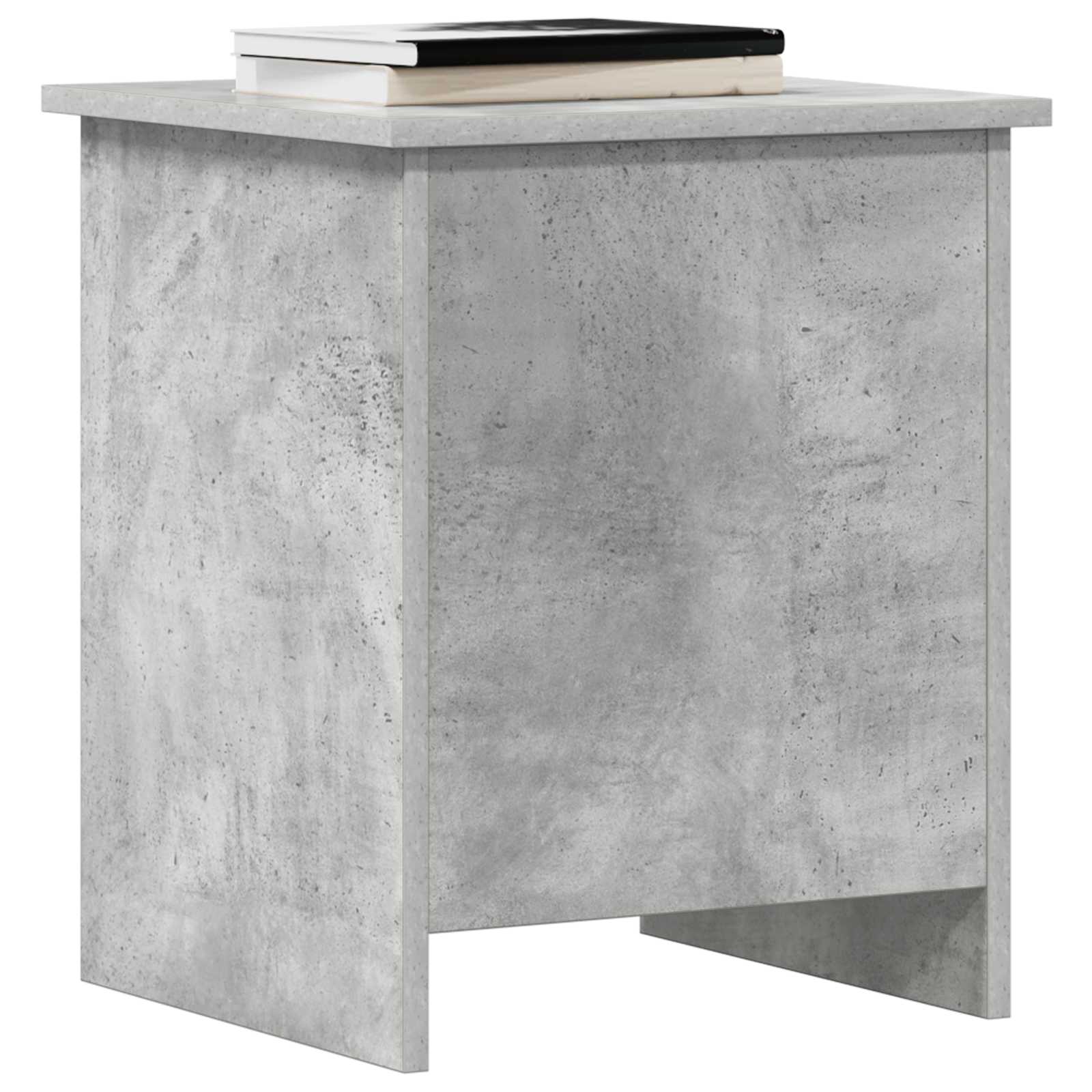 Opbergkist met opslag Betongrijs 40 x 40 x 50 cm Bewerkt hout