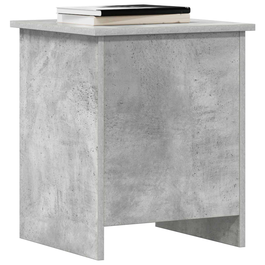 Opbergkist met opslag Betongrijs 40 x 40 x 50 cm Bewerkt hout