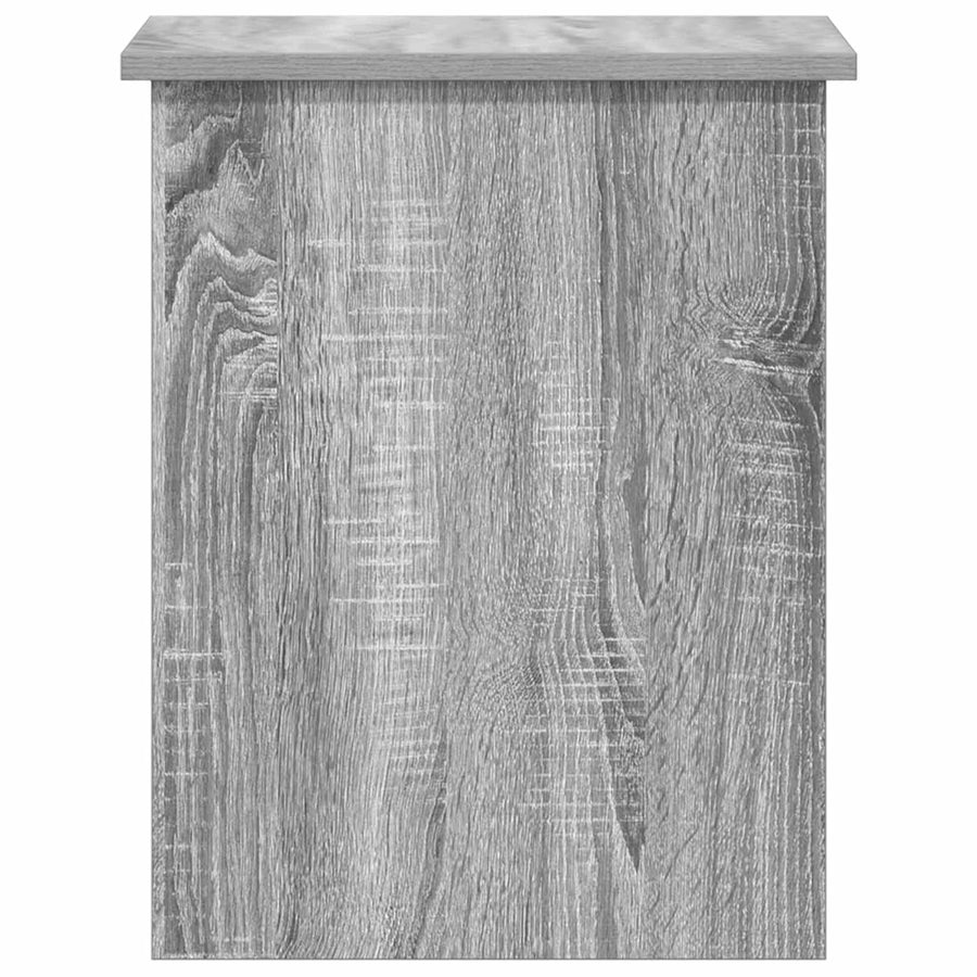 Opbergkist met opslag Grijs Sonoma 40 x 40 x 50 cm Bewerkt hout