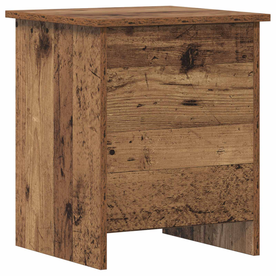 Opbergkist met opslag Oud hout 40 x 40 x 50 cm Bewerkt hout