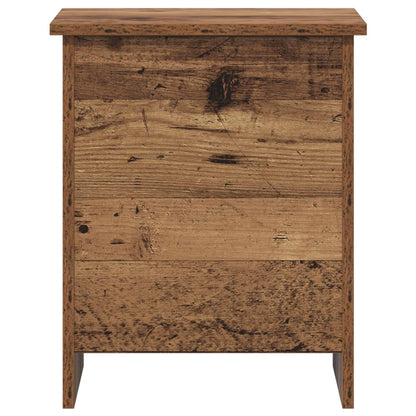 Opbergkist met opslag Oud hout 40 x 40 x 50 cm Bewerkt hout