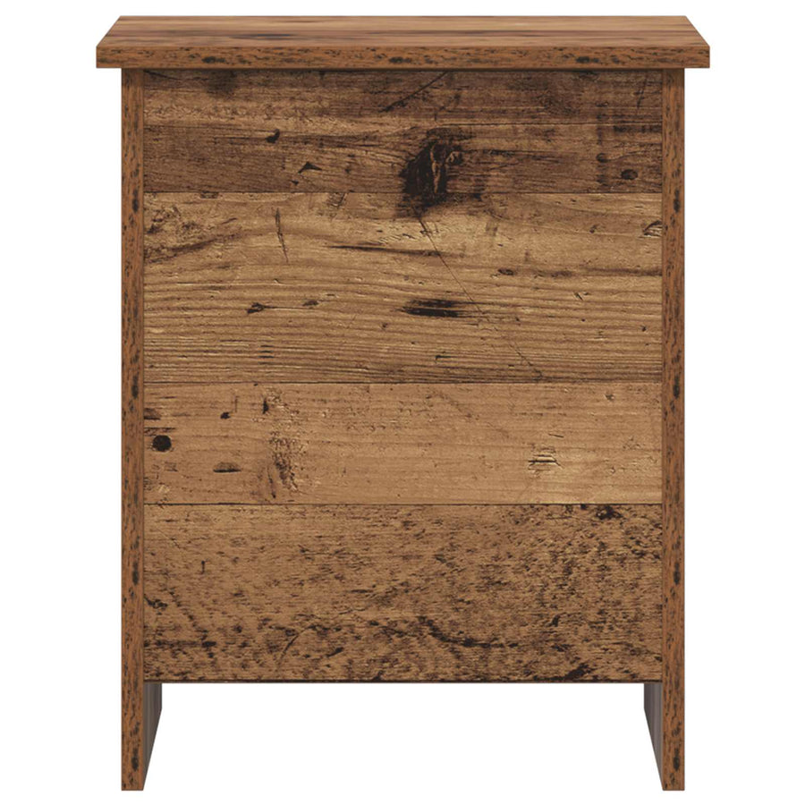 Opbergkist met opslag Oud hout 40 x 40 x 50 cm Bewerkt hout