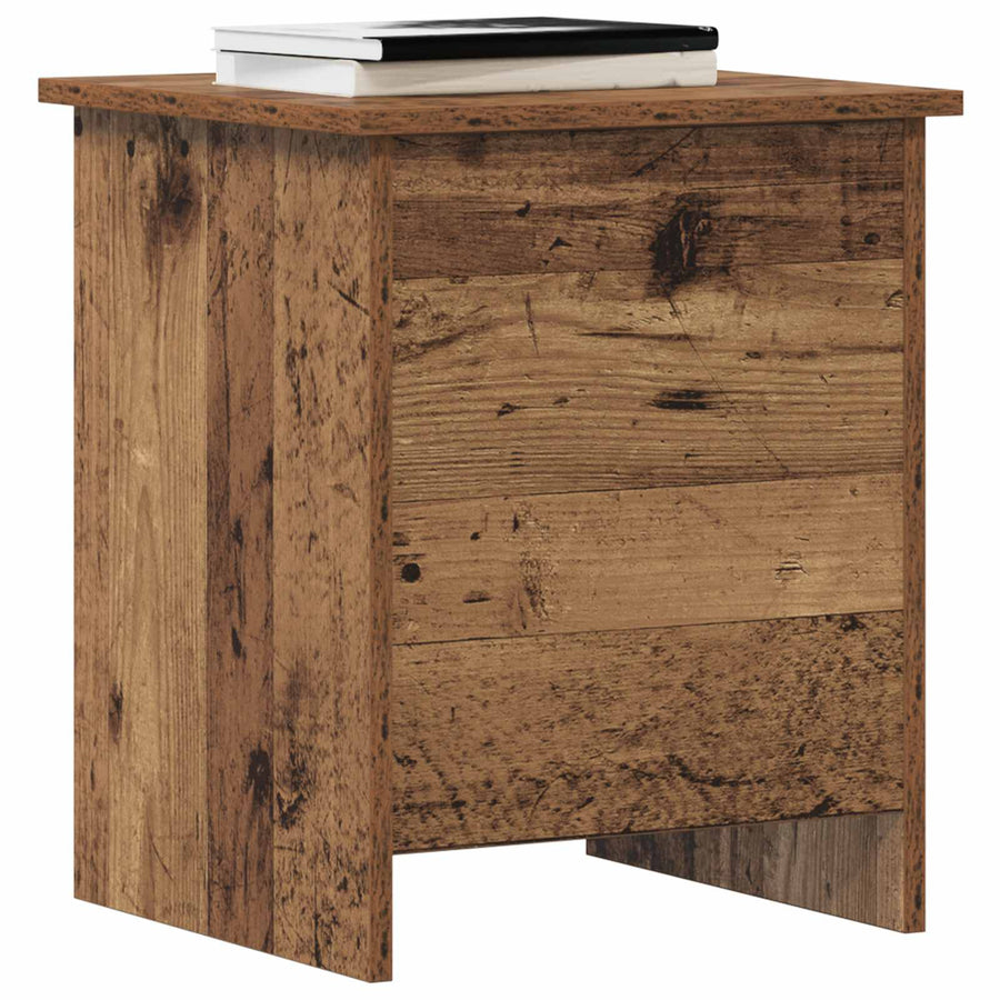 Opbergkist met opslag Oud hout 40 x 40 x 50 cm Bewerkt hout