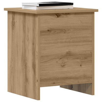 Opbergkist Artisanaal eiken 40 x 40 x 50 cm Bewerkt hout