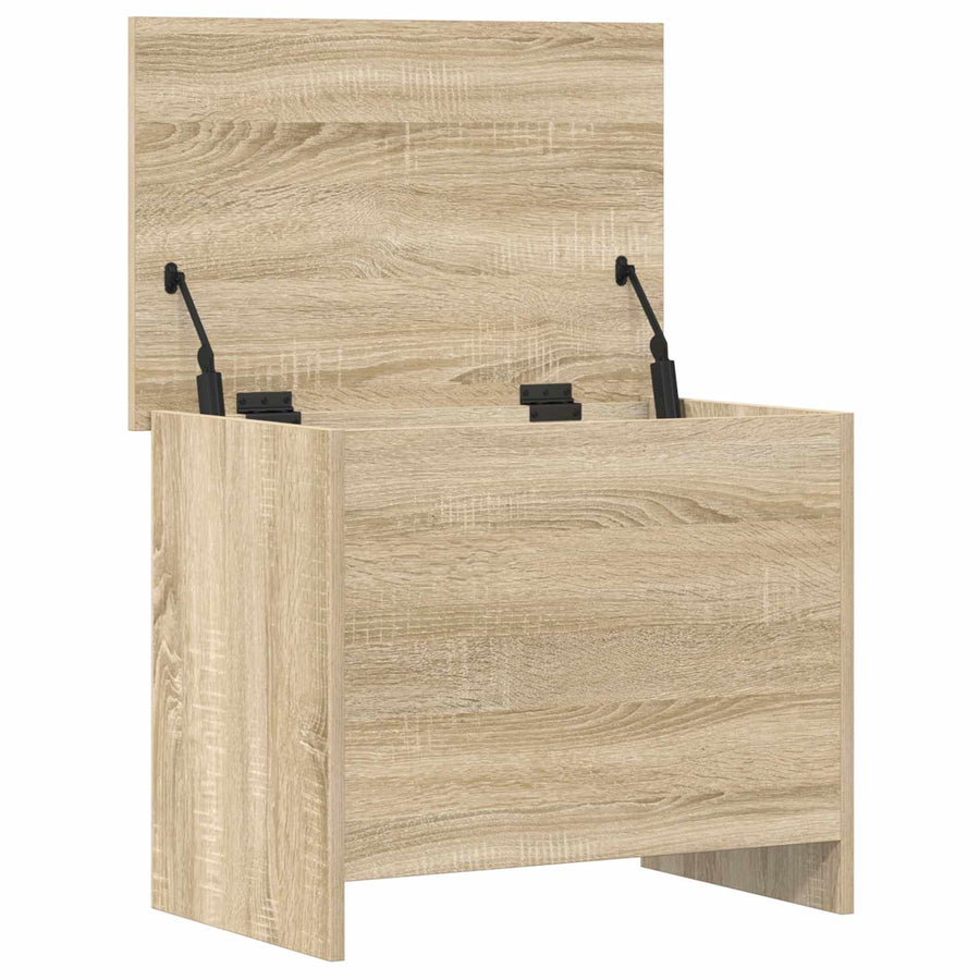Opbergkist met opslag Sonoma Eiken 60 x 40 x 50 cm Bewerkt hout