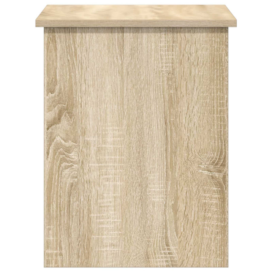 Opbergkist met opslag Sonoma Eiken 60 x 40 x 50 cm Bewerkt hout