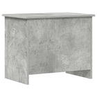 Opbergkist 60x40x50 cm betongrijs bewerkt hout