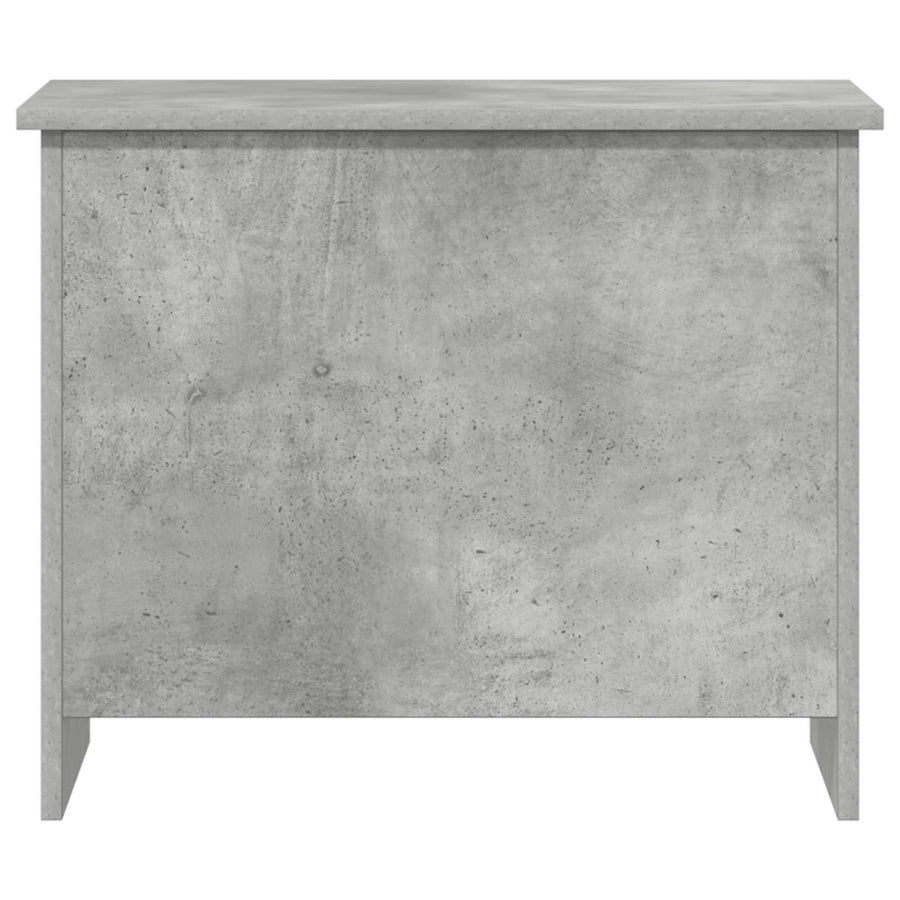 Opbergkist met opslag Betongrijs 60 x 40 x 50 cm Bewerkt hout