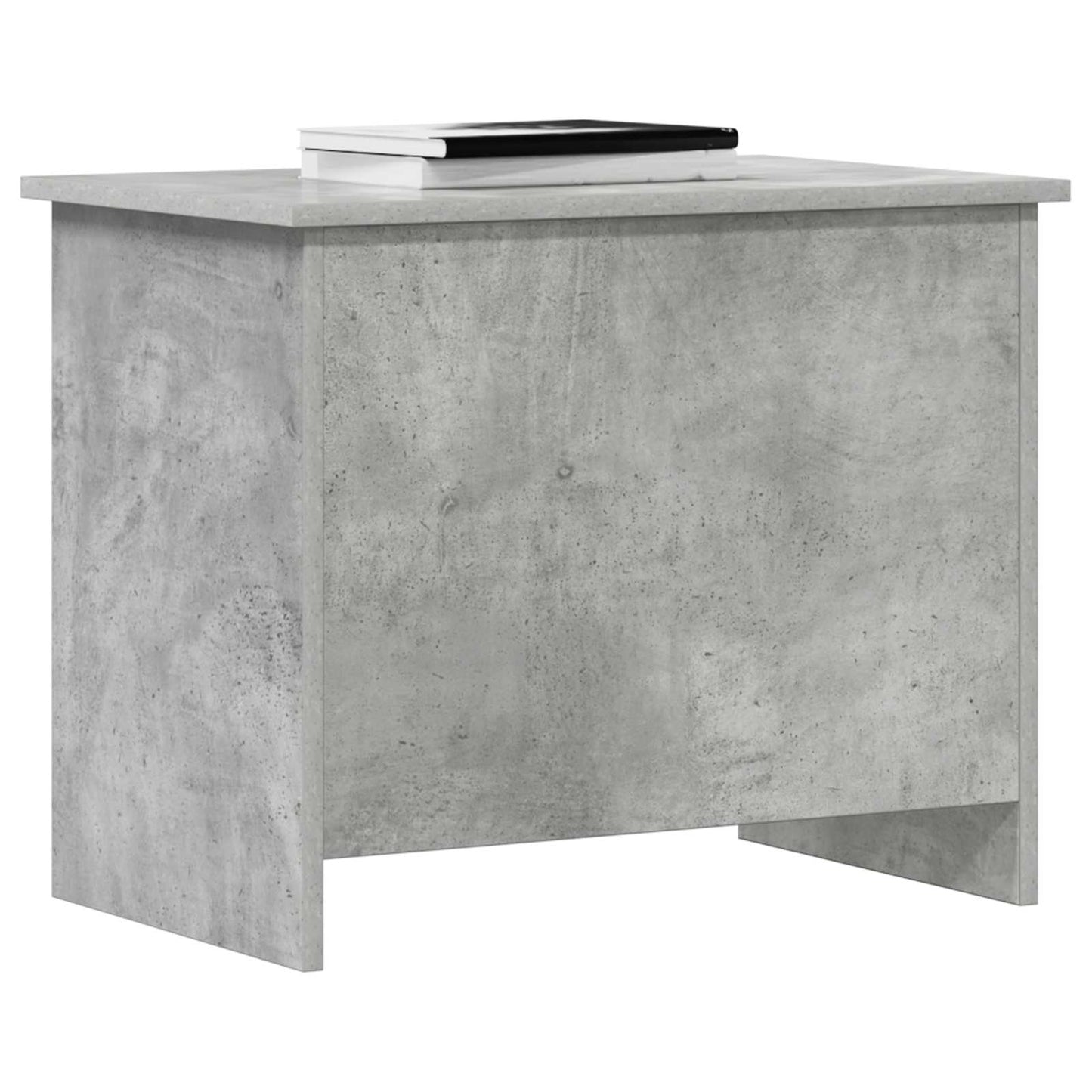 Opbergkist met opslag Betongrijs 60 x 40 x 50 cm Bewerkt hout
