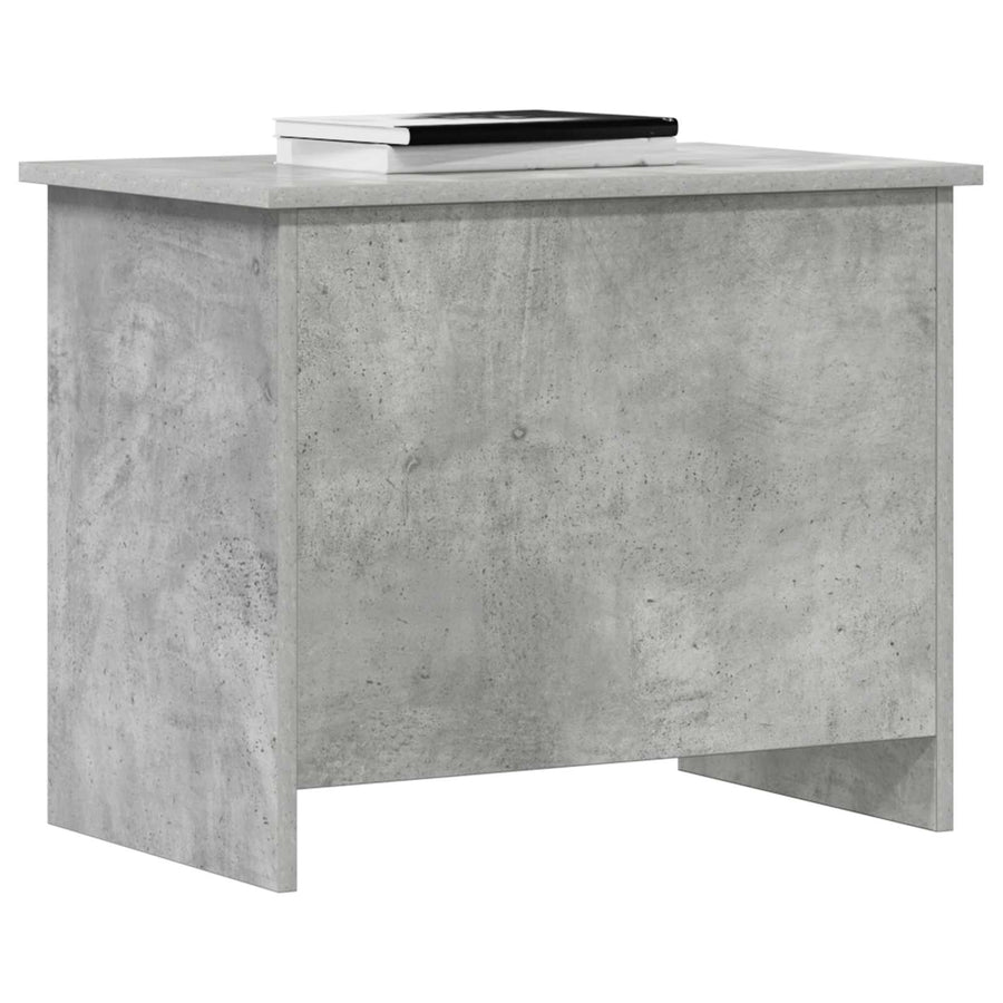 Opbergkist met opslag Betongrijs 60 x 40 x 50 cm Bewerkt hout