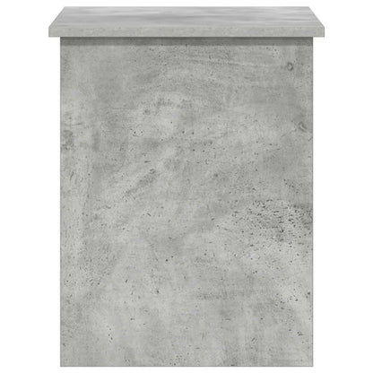 Opbergkist met opslag Betongrijs 60 x 40 x 50 cm Bewerkt hout