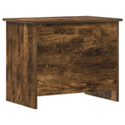 Opbergkist bewerkt hout 60x40x50 cm gerookt eiken
