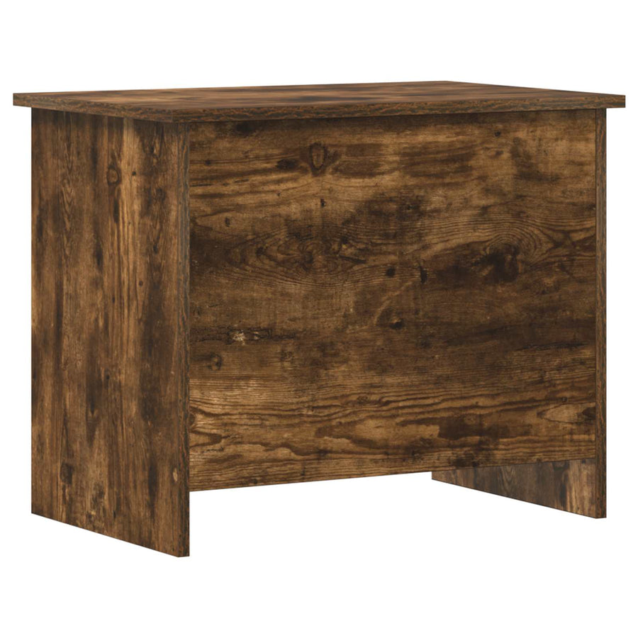Opbergkist Gerookt eiken 60 x 40 x 50 cm Bewerkt hout