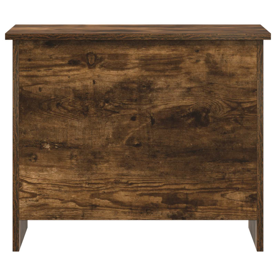 Opbergkist Gerookt eiken 60 x 40 x 50 cm Bewerkt hout