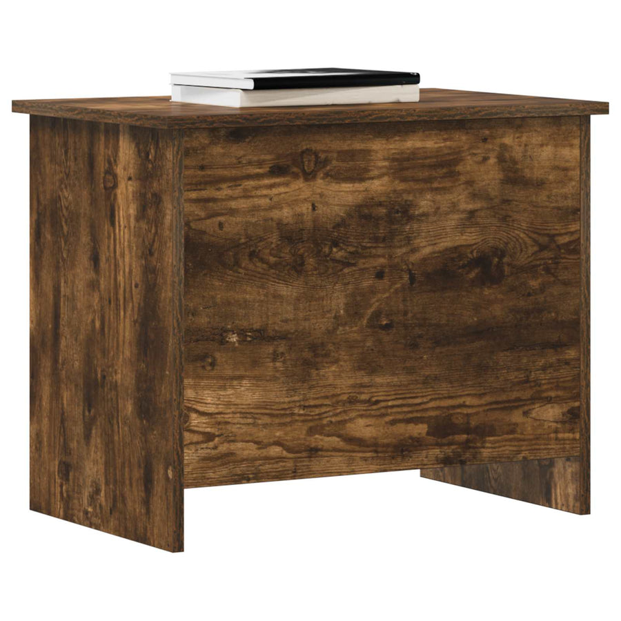 Opbergkist Gerookt eiken 60 x 40 x 50 cm Bewerkt hout